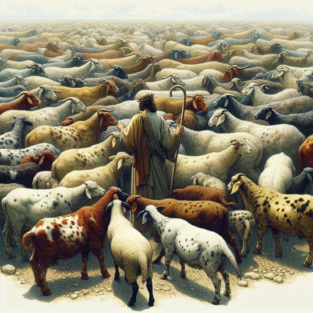 Jacob among the speckled and spotted flock — the biblical inspiration behind Rollback Jack